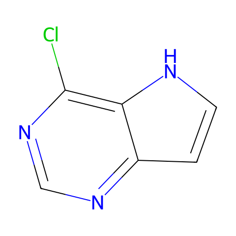 4-氯-5H-吡咯并[3,2-d]嘧啶结构图