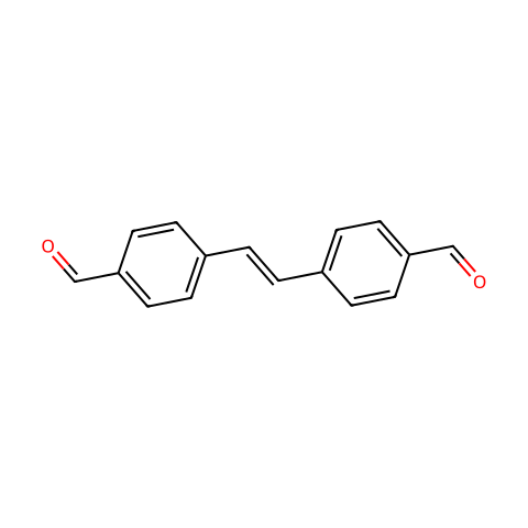 1,2-BIS(4-FORMYLPHENYL)ETHANE结构图