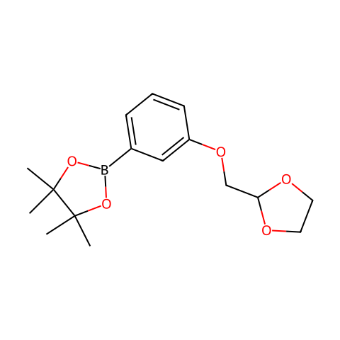 3-((1,3-DIOXOLAN-2-YL)METHOXY)PHENYLBORONIC ACID, PINACOL ESTER结构图