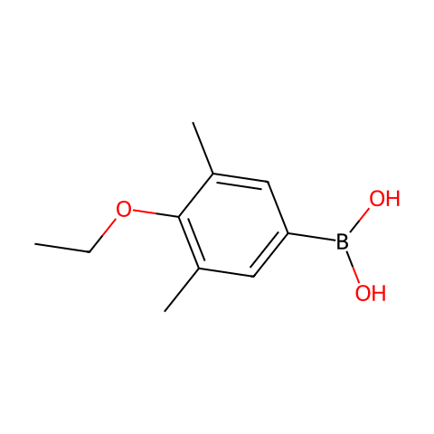 4-乙氧基-3,5-二甲基苯硼酸(含不定量的酸酐)结构图