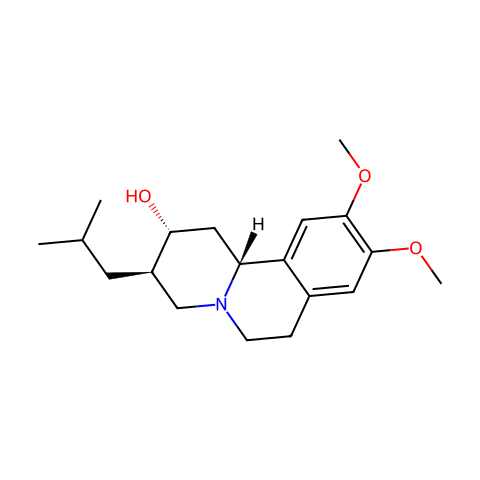 NBI-98782（(+)-α-Dihydrotetrabenazine）结构图