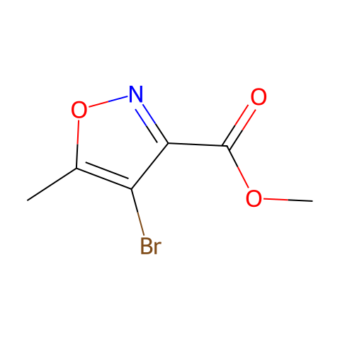 methyl 4-bromo-5-methyl-3-isoxazolecarboxylate(SALTDATA: FREE)结构图