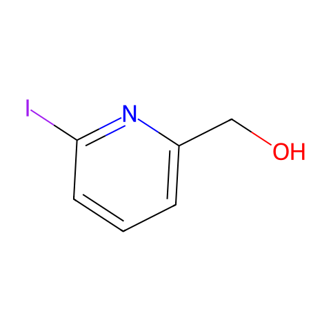 (6-Iodo-Pyridin-2-yl)Methanol结构图