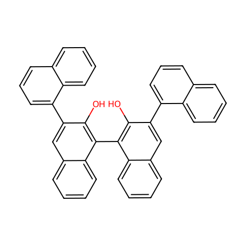 (R)-[1,3':1',1'':3'',1'''-四联萘]-2',2''-二醇结构图