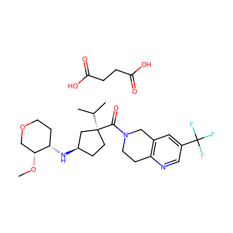 MK-0812 (Succinate)结构图