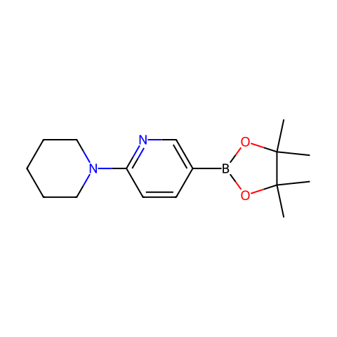 2-(Piperidin-1-yl)Pyridine-5-Boronic Acid Pinacol Ester结构图