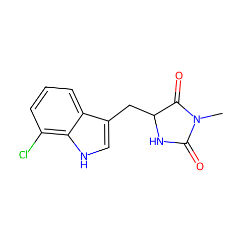 Necrostatin 2 (racemate)结构图