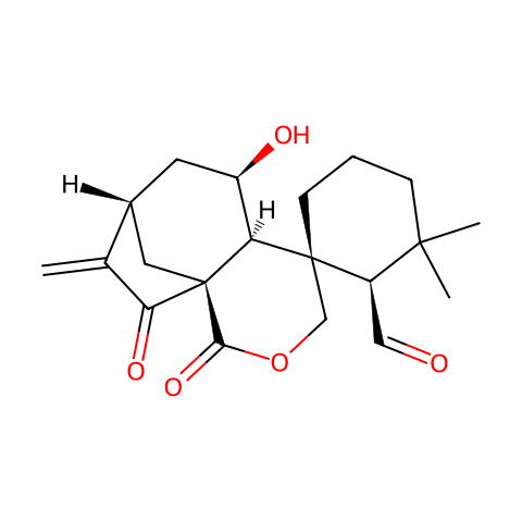 毛果香茶菜醛 A结构图
