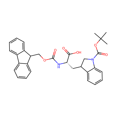 Fmoc-L-DHT(Boc)-OH结构图