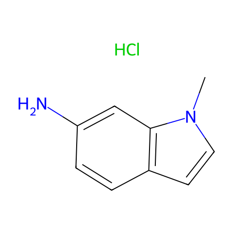1-Methyl-1H-indol-6-amine hydrochloride结构图