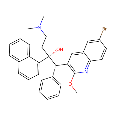 Bedaquiline Fumarate Impurity 9结构图
