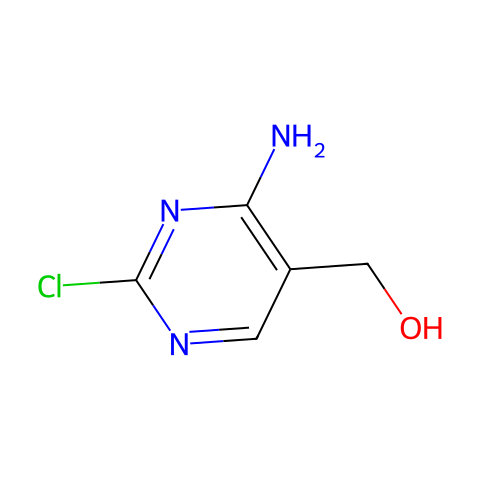 (4-Amino-2-chloropyrimidin-5-yl)methanol结构图