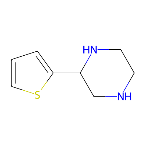 2-(2-噻吩基)]哌嗪结构图