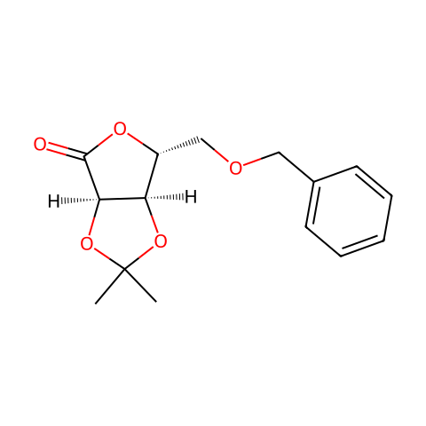(3aR,6R,6aR)-6-(benzyloxyMethyl)-2,2-diMethyldihydrofuro[3,4-d][1,3]dioxol-4(3aH)-one结构图