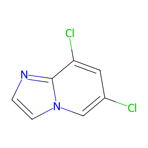IMidazo[1,2-a]pyridine, 6,8-dichloro-结构图