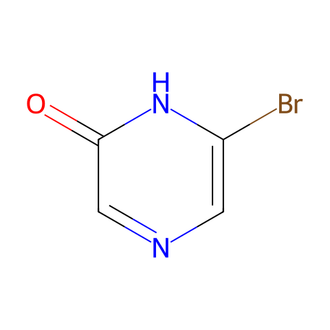6-bromopyrazin-2-ol结构图