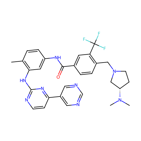 Bafetinib (INNO-406)结构图