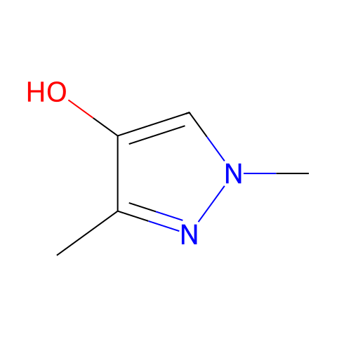 1,3-dimethyl-1H-pyrazol-4-ol结构图