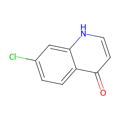 7-氯-4-羟基喹啉结构图