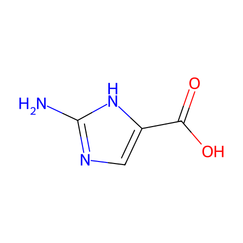 2-氨基-1H-咪唑-4-羧酸结构图