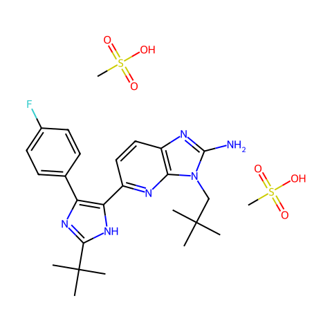 Ralimetinib dimesylate结构图