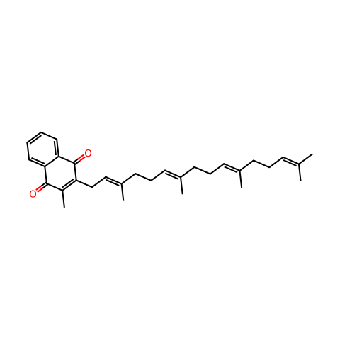 维生素 (K2)结构图