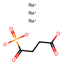 Succinyl phosphonate trisodium salt结构图