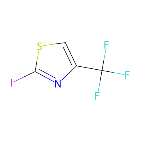2-碘-4-(三氟甲基)噻唑结构图