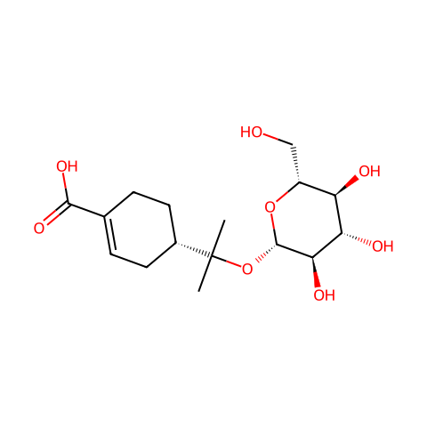Oleuropeic acid 8-O-glucoside结构图