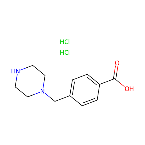 4-(Piperazinomethyl)benzoic Acid, Dihydrochloride结构图