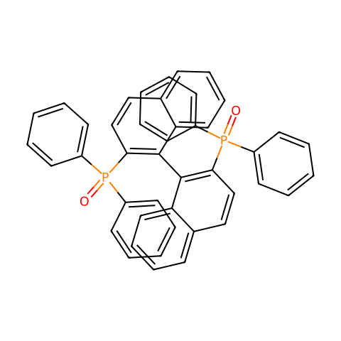 2,2'-双(二苯基氧膦)-1,1'-联萘结构图