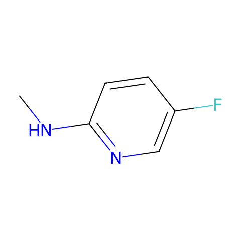 5-氟-N-甲基吡啶-2-胺结构图