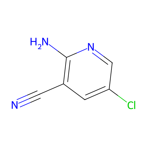 2-氨基-5-氯氰吡啶结构图