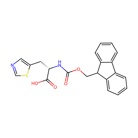 FMOC-3-ALA(5-THIAZOYL)-OH结构图