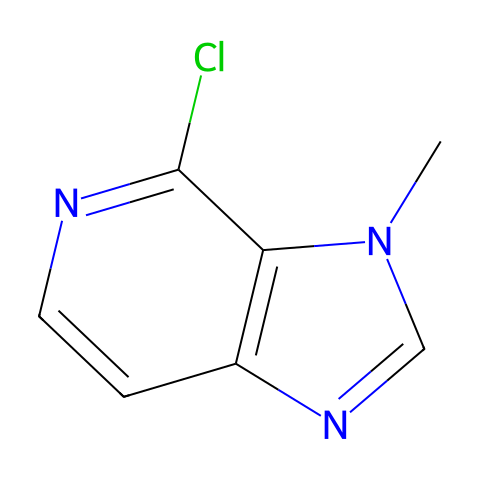 4-氯-3-甲基-3H-咪唑并[4,5-C]吡啶结构图