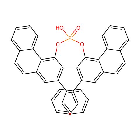 (R)-(–)-VAPOL 磷酸氢酯结构图