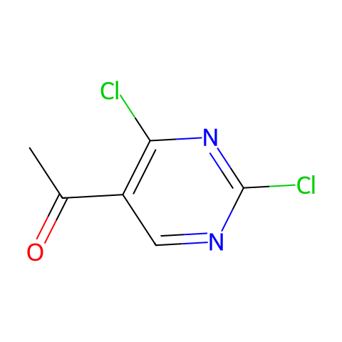 1-(2,4-dichloropyrimidin-5-yl)ethanone结构图