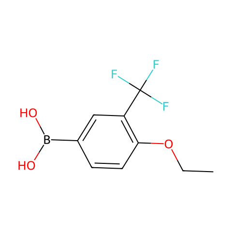 4-乙氧基3-三氟甲基苯硼酸结构图