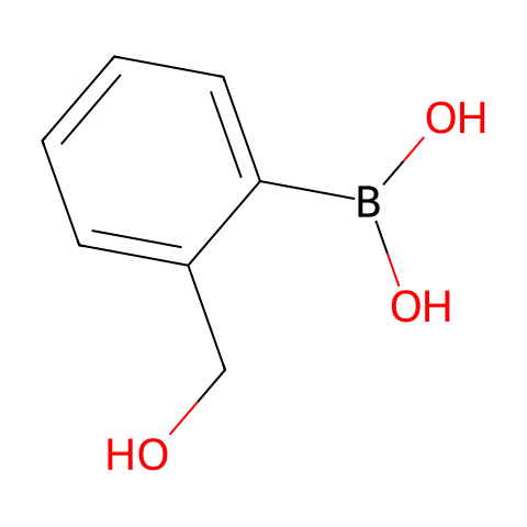 2-羟甲基苯硼酸结构图