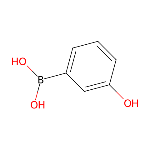 3-羟苯基硼酸结构图