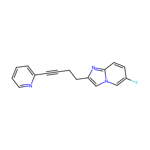 Dipraglurant,mGluR5的负变构调节剂(NAM)结构图