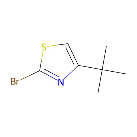 2-溴-4-叔-丁基噻唑结构图