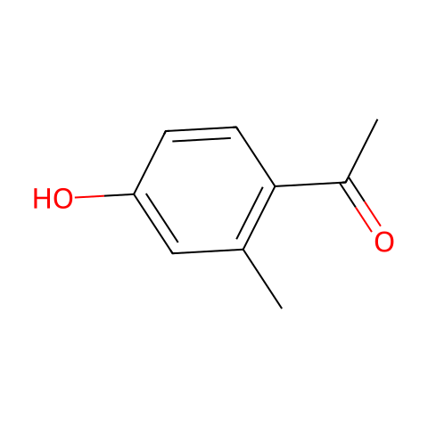 4′-羟基-2′-甲基苯乙酮结构图