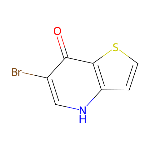 6-bromothieno[3,2-b]pyridin-7-ol结构图