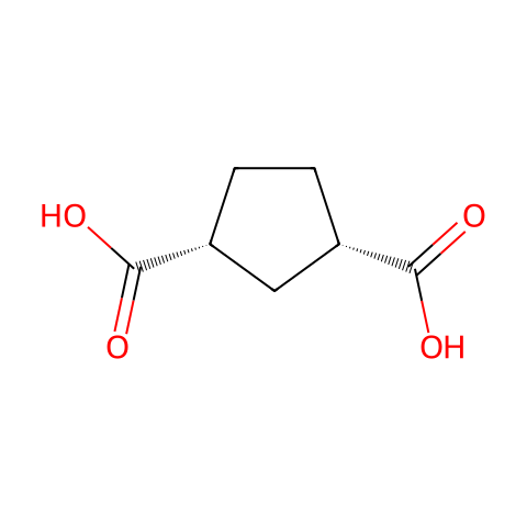 顺式-1,3-环戊烷二甲酸结构图