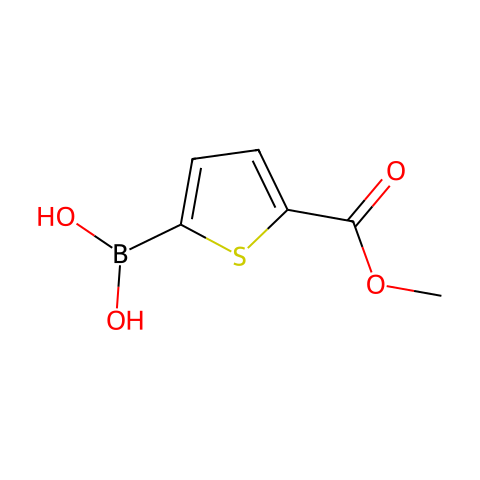 2-噻吩甲甲酯-5-硼酸结构图