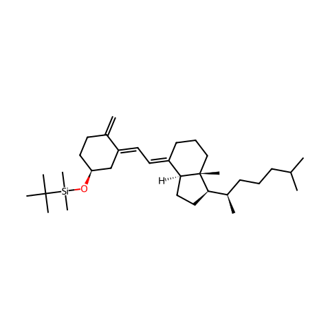 Silane, (1,1-diMethylethyl)diMethyl[[(3β,5E,7E)-9,10-secocholesta-5,7,10(19)-trien-3-yl]oxy]-结构图