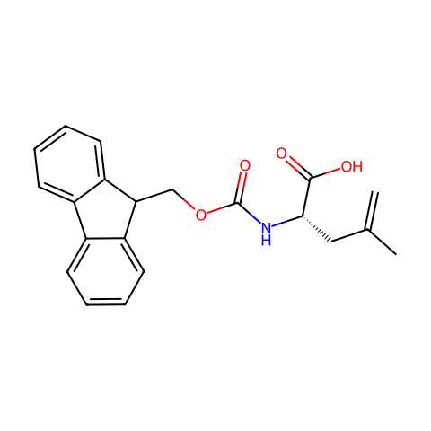 FMOC-(S)-甲基烯丙基甘氨酸结构图