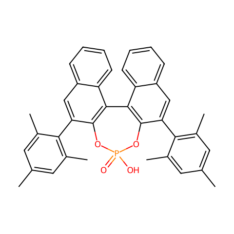 S-4-oxide-4-hydroxy-2,6-bis(2,4,6-triMethylphenyl)-Dinaphtho[2,1-d:1',2'-f][1,3,2]dioxaphosphepin结构图