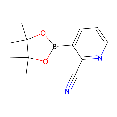 2-氰吡啶-3-硼酸频哪酯结构图